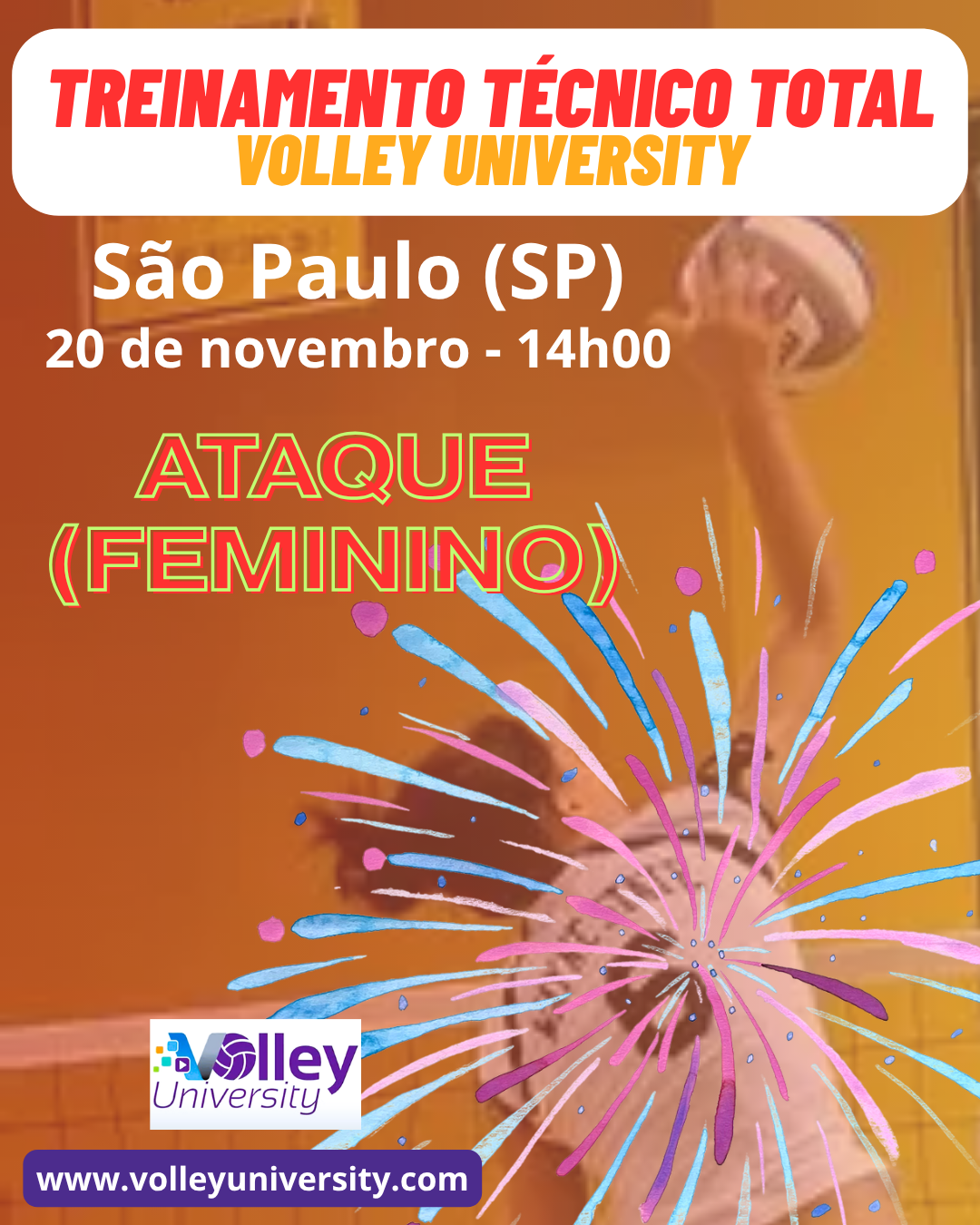 Treinamento Técnico Total - ATAQUE (feminino)