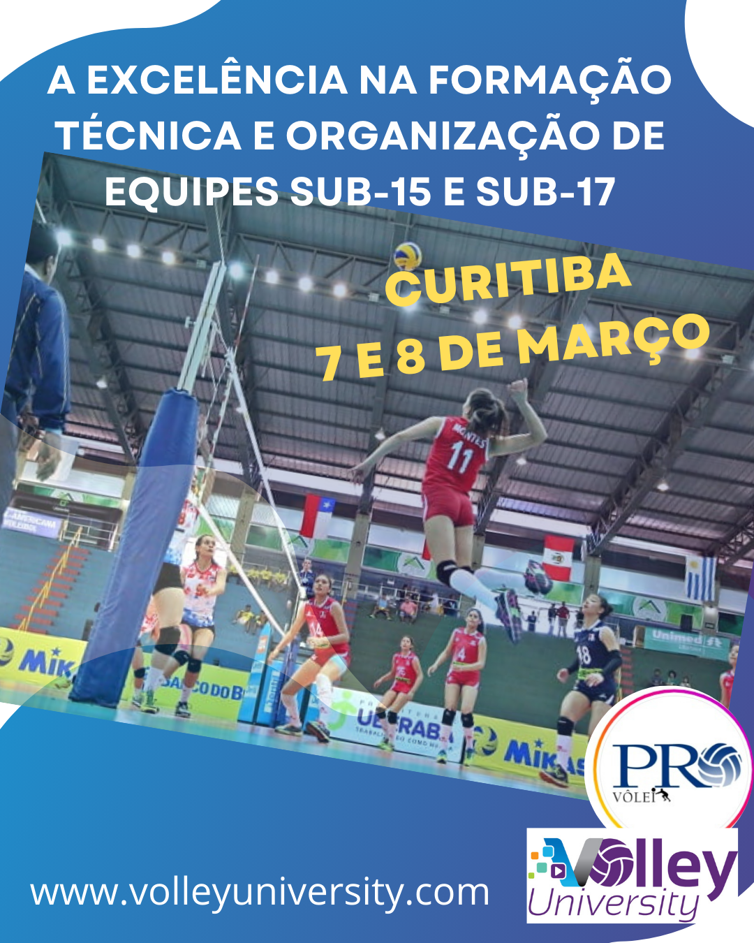 CURITIBA PRESENCIAL - A excelência na formação técnica e organização de equipes sub-15 e sub-17